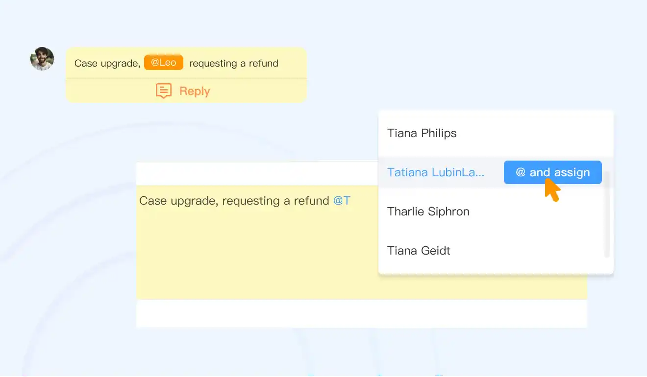 One-click transfer & escalation